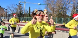 Mucha participación y buen humor en la soleada pero fría mañana de este domingo en Guadalajara para la San Silvestre 2024.