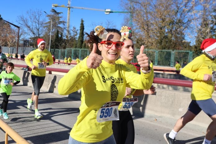 Mucha participación y buen humor en la soleada pero fría mañana de este domingo en Guadalajara para la San Silvestre 2024.