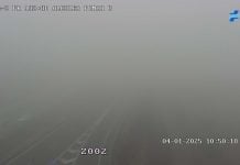 Niebla en Alcolea el pasado 4 de enero de 2025. (Foto: DGT)