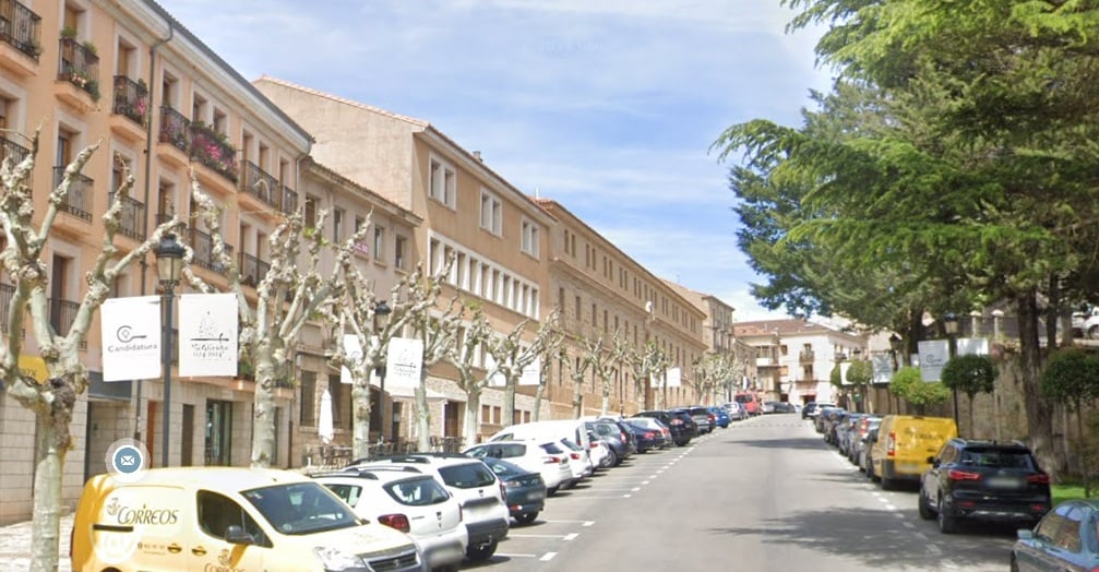 Calle Villaviciosa, en Sigüenza. (Foto: Google Maps)