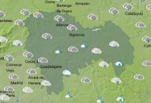 Previsión de Aemet en Guadalajara para el 20 de enero de 2025.