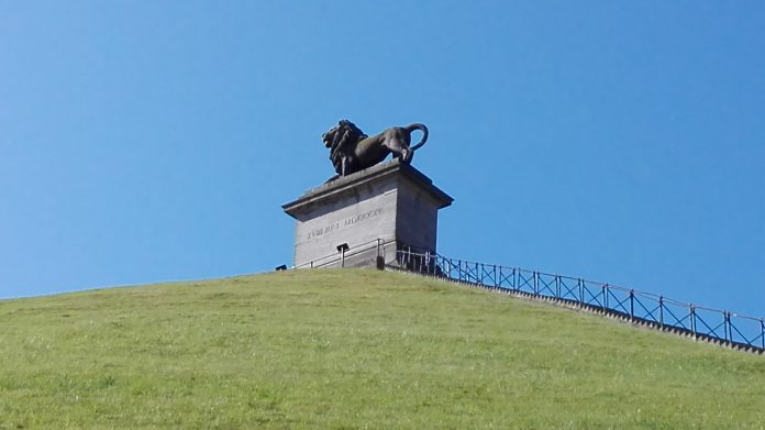 La Colina del León, en el campo de batalla de Waterloo. (Foto: La Crónic@)