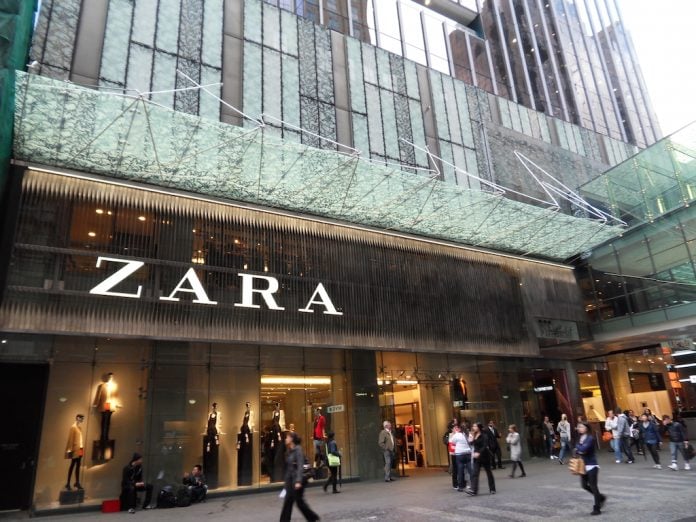 Tienda de Zara en Sídney (Australia).